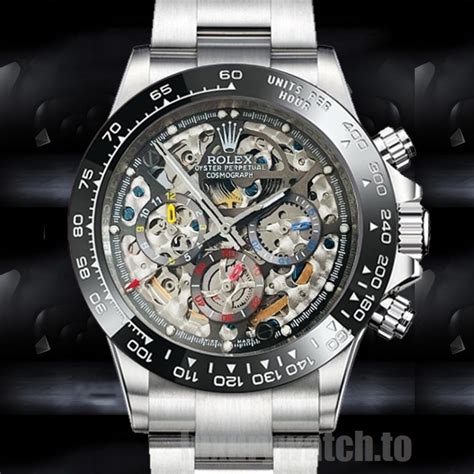 skeleton rolex|rolex daytona skeleton price.